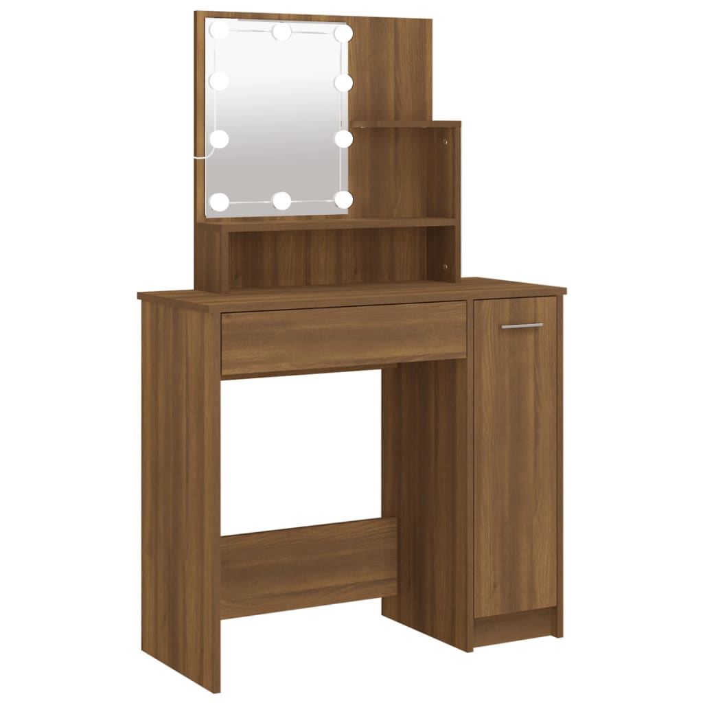 Dresser com carvalho marrom 86,5x35x136 cm