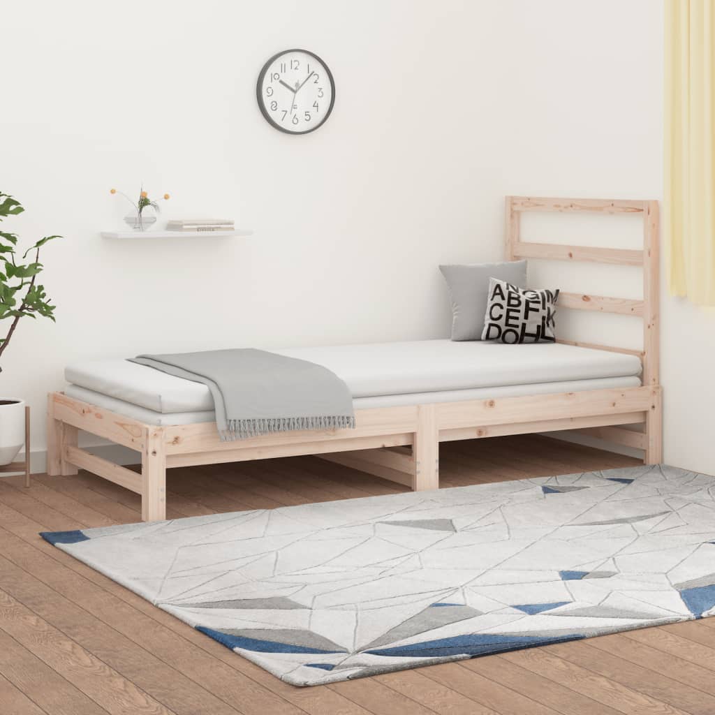 Vetonek Sofá cama extraíble sin colchón 2x(90x190) cm