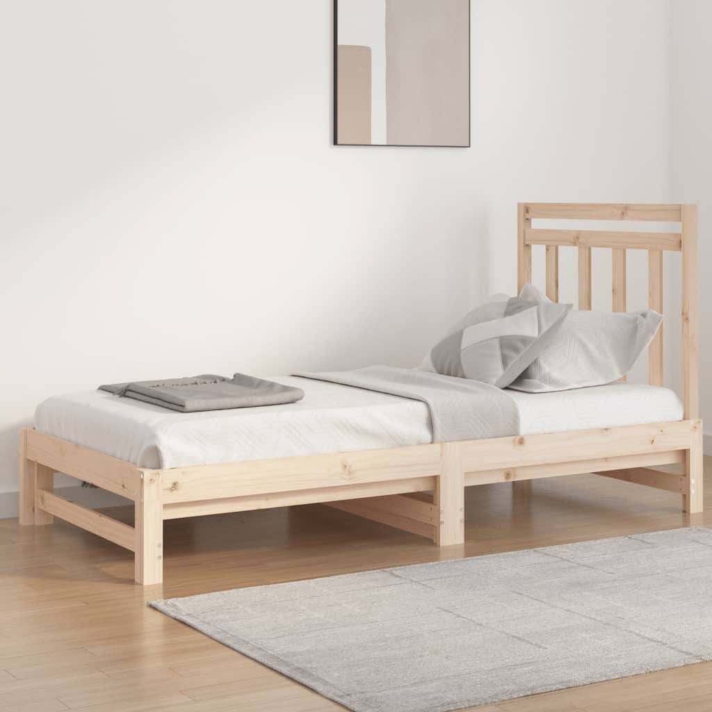 Vetonek Sofá cama extraíble sin colchón 2x(90x190) cm