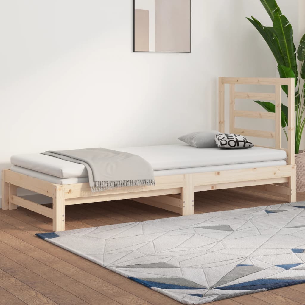 Vetonek Sofá cama extraíble sin colchón 2x(90x190) cm