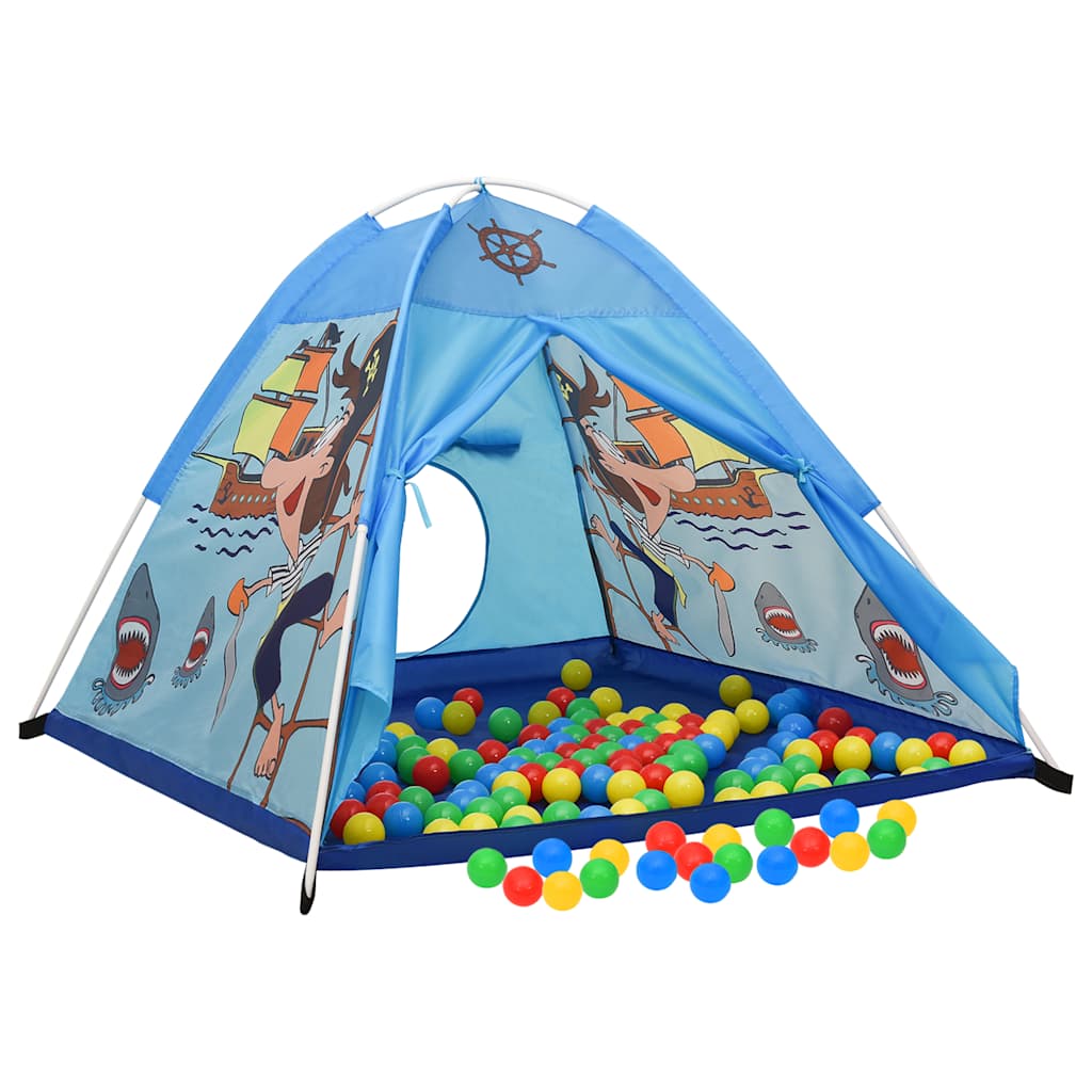 Tienda de juegos para niños azul 120x120x90 cm