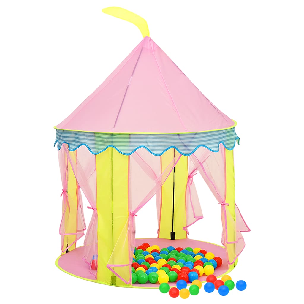 Tienda de juegos para niños rosa 100x100x127 cm vidaXL