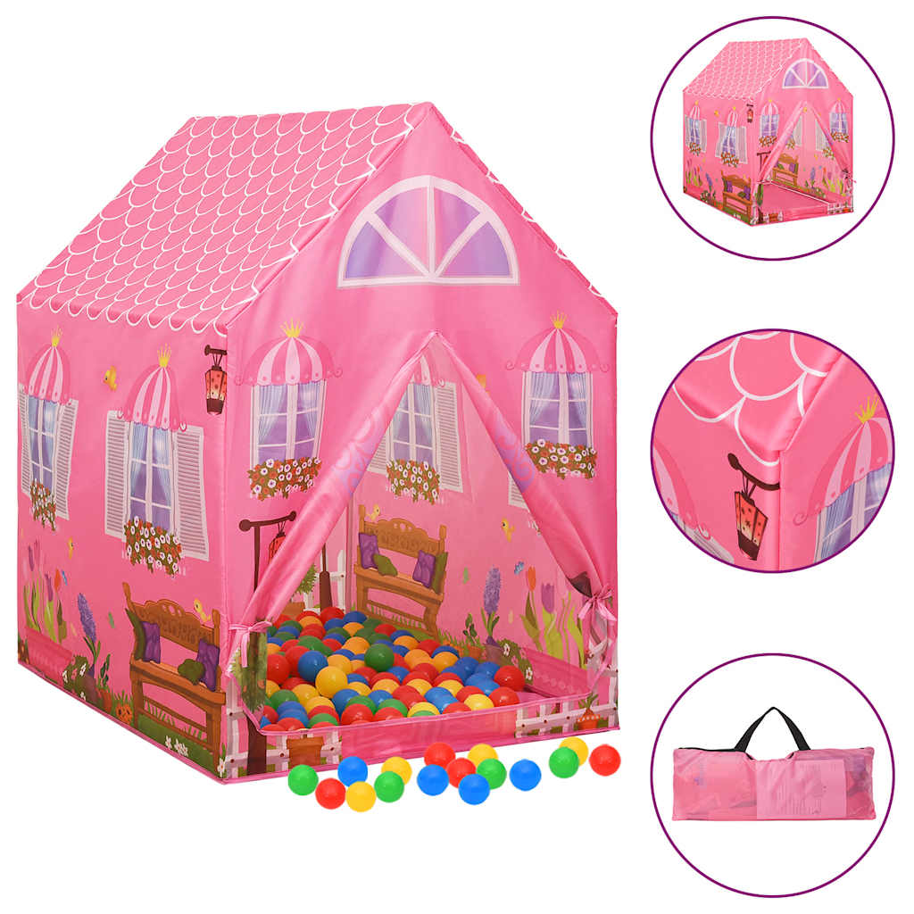 Vetonek Tienda de juegos para niños rosa 69x94x104 cm