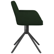Sillas de comedor giratorias 2 unidades terciopelo verde oscuro V8504 Vetonek