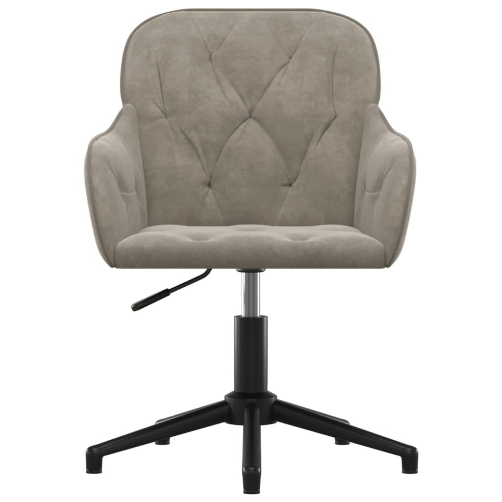 Light gray -gray spinning office chair