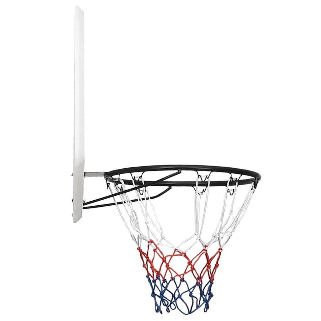 Tablero de baloncesto polietileno blanco 90x60x2 cm vidaXL