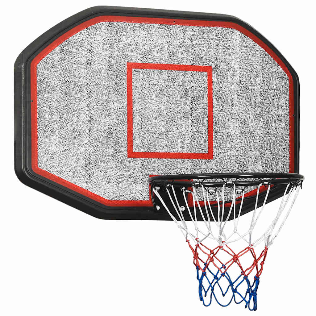 Vetonek Tablero de baloncesto polietileno negro 109x71x3 cm