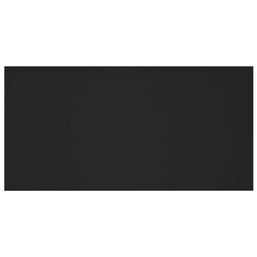 Cabecero de cama con mesitas madera contrachapada negro V1695 Vetonek