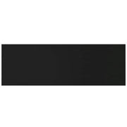 Cabecero de cama con mesitas madera contrachapada negro V2173 Vetonek