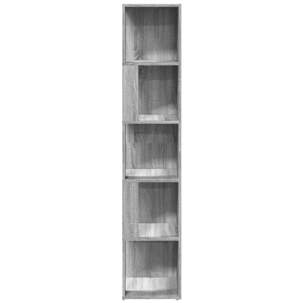 Sonoma -gray wood corner furniture 33x33x164.5cm