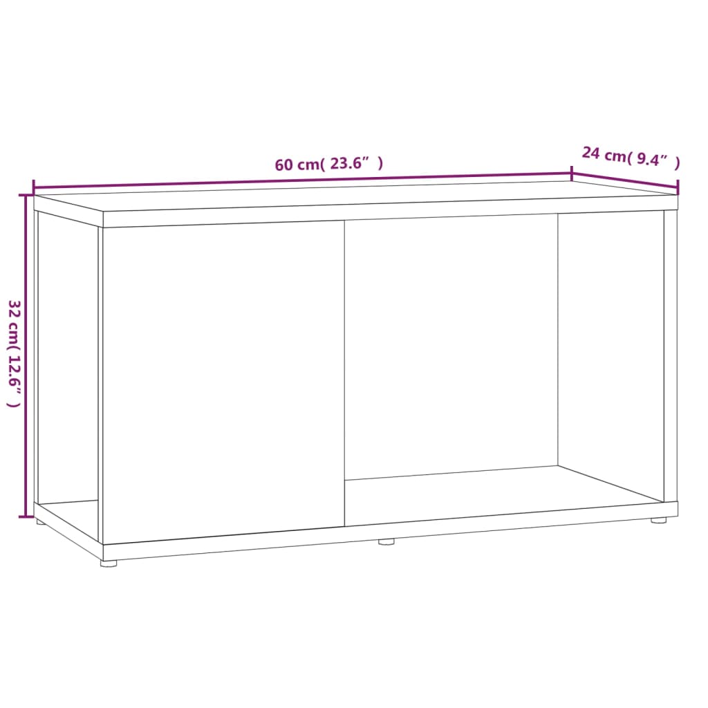 Móveis de TV Sonoma Wood 60x24x32 cm