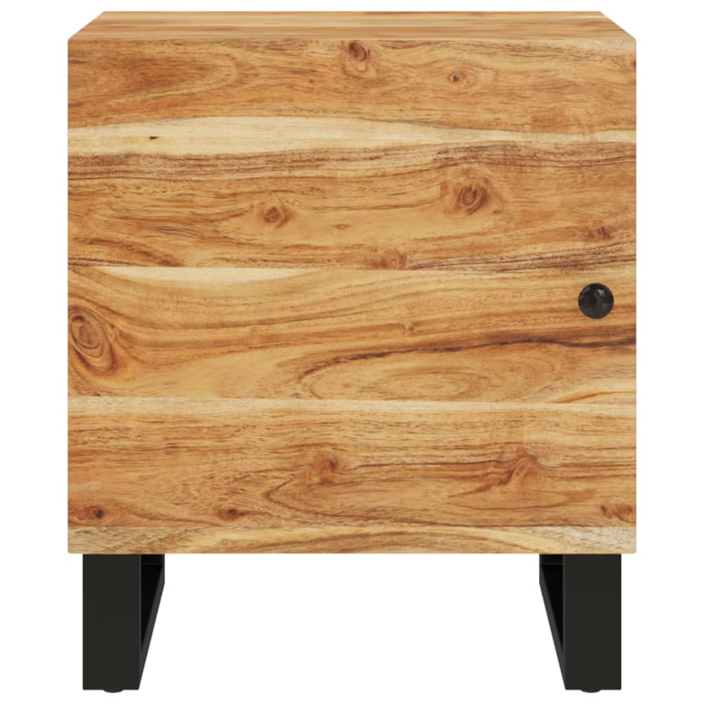 Night Messitas 2 UDS legno massiccio di acacia 40x33x46 cm