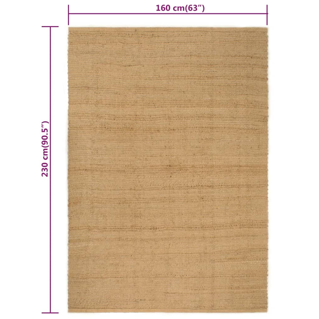 Rectangular carpet natural 160x230 cm