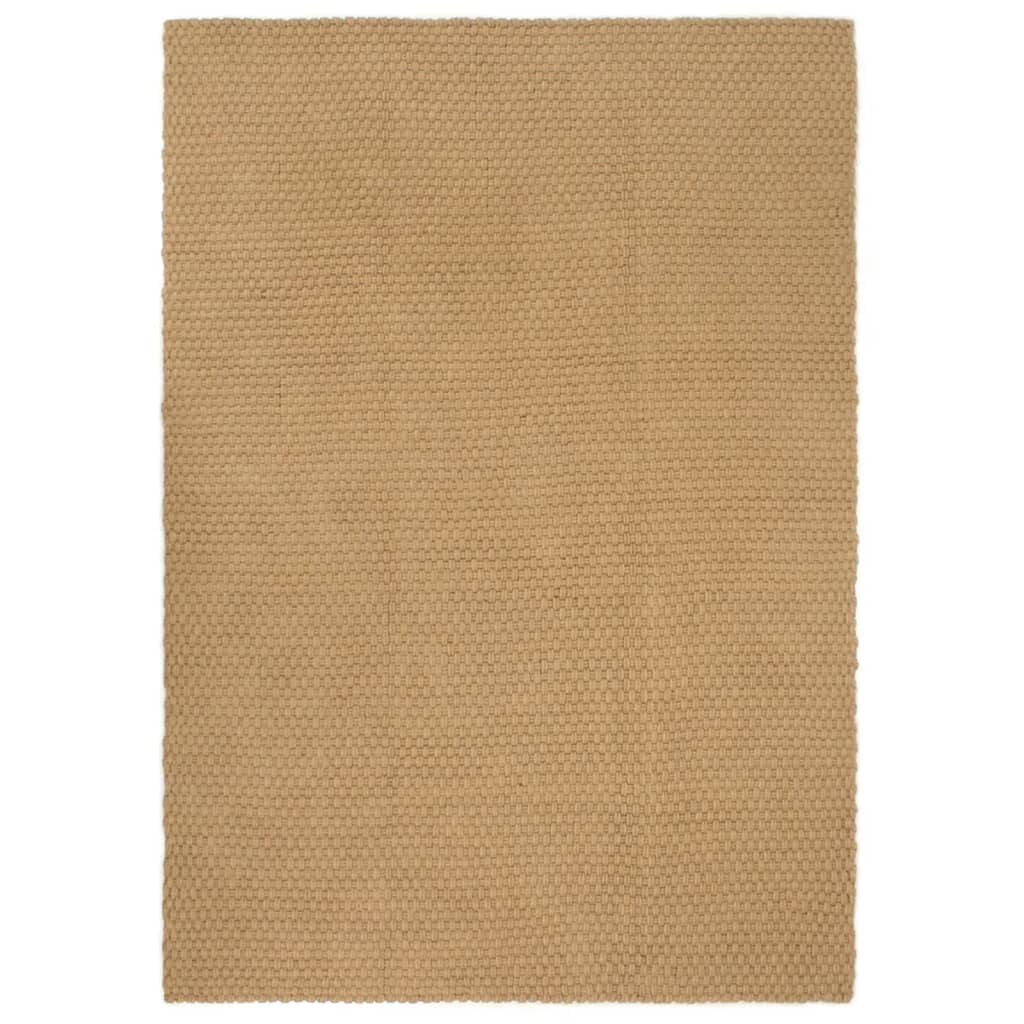 Jute natural de carpete retangular 120x180 cm