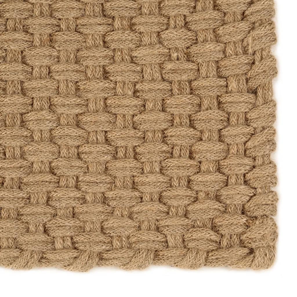 Jute natural de carpete retangular 120x180 cm