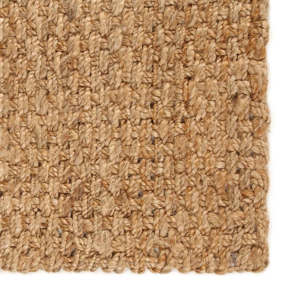 Jute natural de carpete retangular 120x180 cm