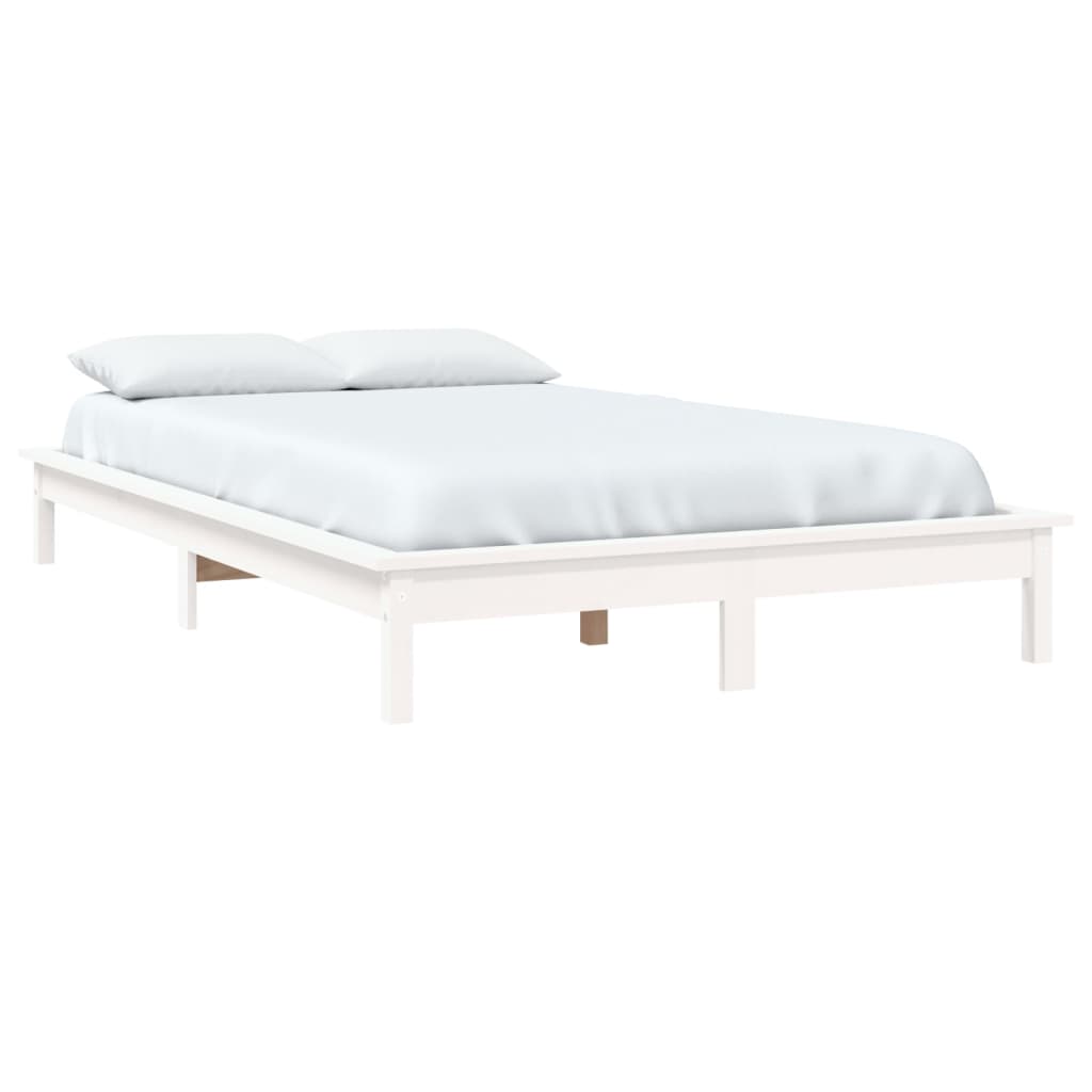 White pine wood without mattress structure 140x190 cm