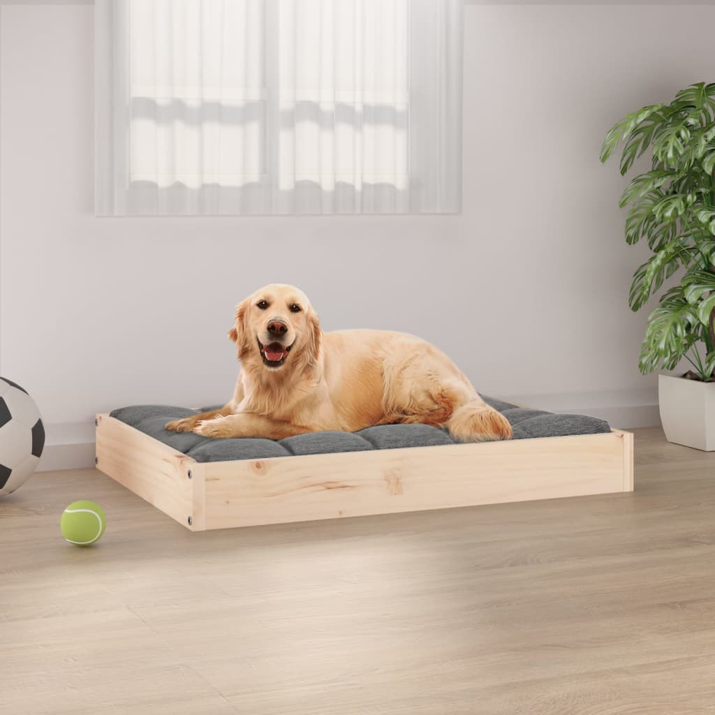 Dog bed solid pine wood 71.5x49x9 cm v7443 Vetonek