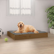Dog bed solid pine wood honey brown 71.5x54x9 cm v7474 Vetonek