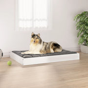 Dog bed solid white pine wood 91.5x64x9 cm v7504 Vetonek