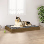 Dog bed solid pine wood honey brown 91.5x64x9 cm v7528 Vetonek