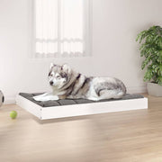 Dog bed solid white pine wood 101.5x74x9 cm v7559 Vetonek