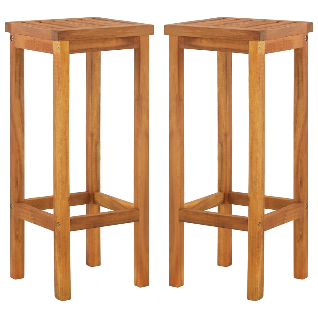 Conjunto de móveis para bar de jardim 3 peças em madeira maciça de acácia V3147 Vetonek