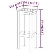 Conjunto de móveis para bar de jardim 5 peças em madeira maciça de acácia V3154 Vetonek