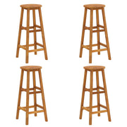 Conjunto de móveis para bar de jardim 5 peças em madeira maciça de acácia V3161 Vetonek