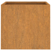 Jardinera de acero corten 42x40x39 cm v5509 - Vetonek