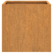 Jardinera de acero corten 42x40x39 cm v5509 - Vetonek