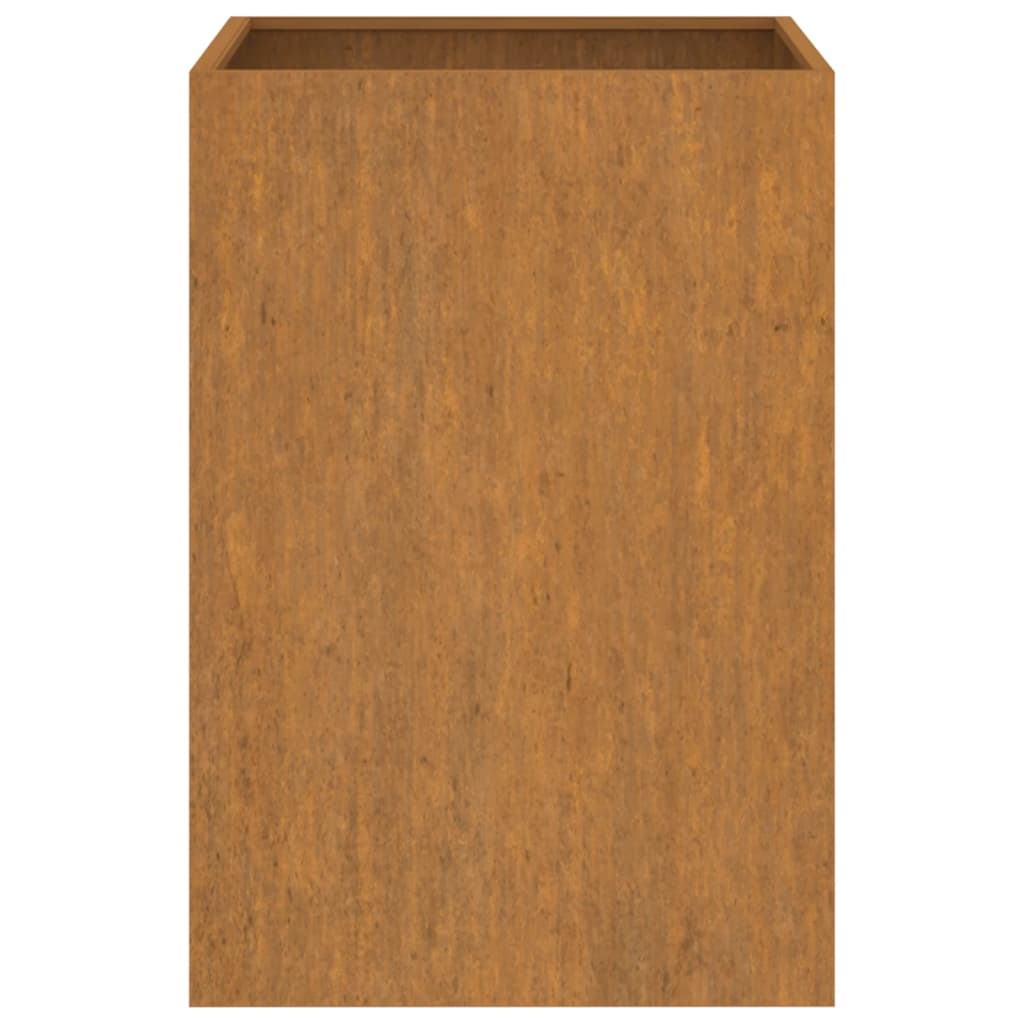 Jardinera de acero corten 52x48x75 cm v5561 - Vetonek