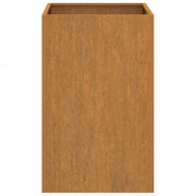 Jardinera de acero corten 52x48x75 cm v5561 - Vetonek