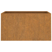 Jardinera de acero corten 62x40x39 cm v5585 - Vetonek