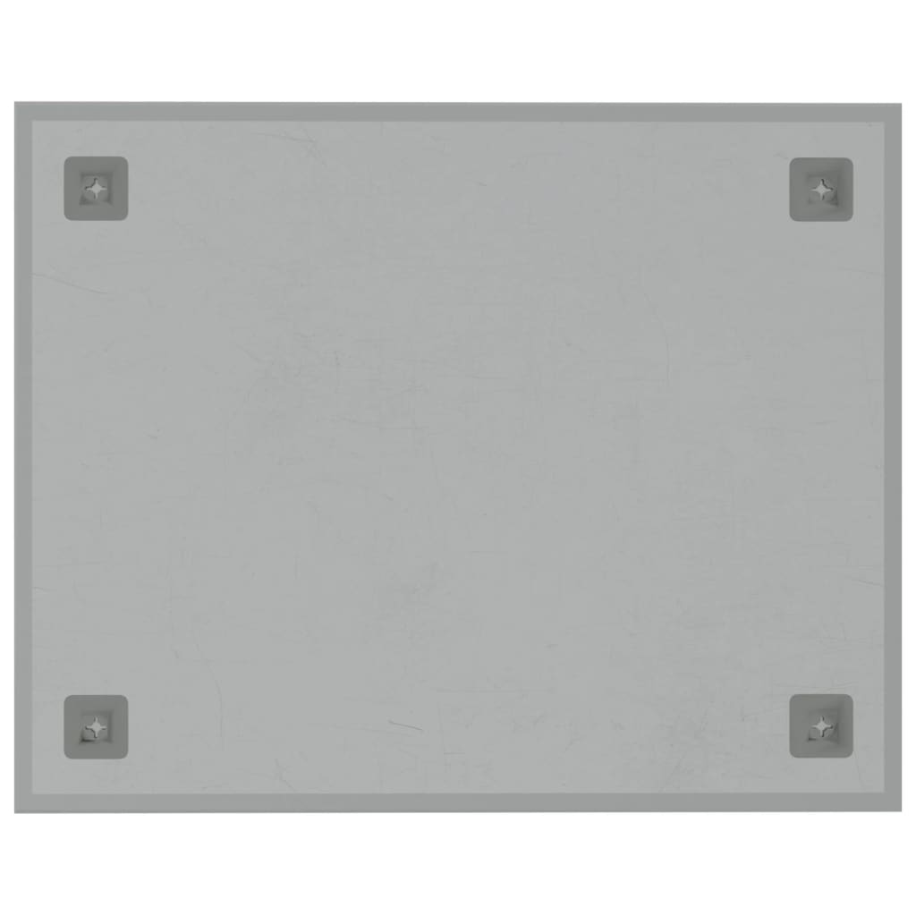 Pizarra magnética de pared vidrio templado blanco 50x40 cm vidaXL