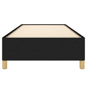 Estructura de cama sin colchón tela negro 90x190 cm v1768 - Vetonek
