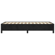 Estructura de cama sin colchón terciopelo negro 90x190 cm v3458 - Vetonek