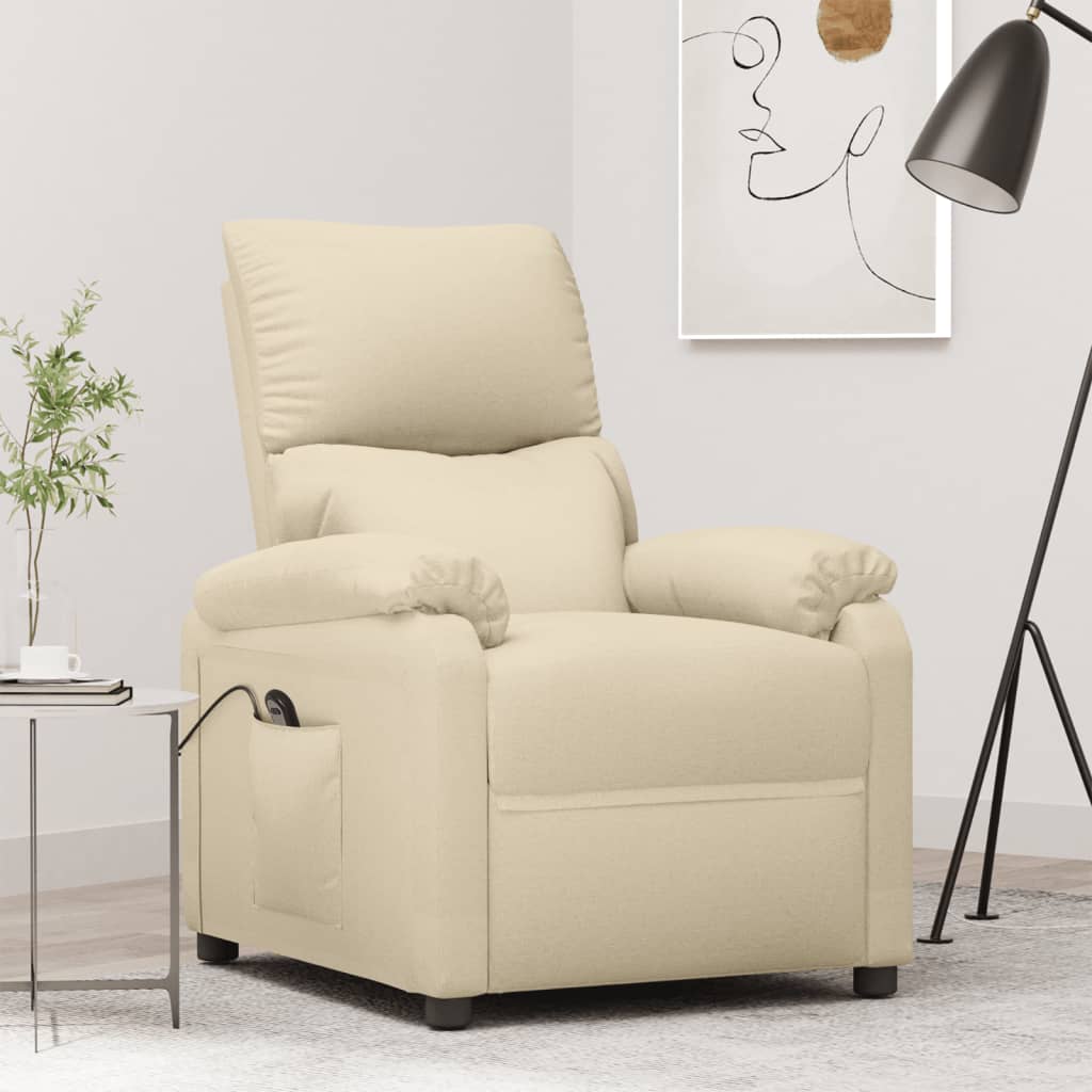 Vetonek Sillón elevable tela crema