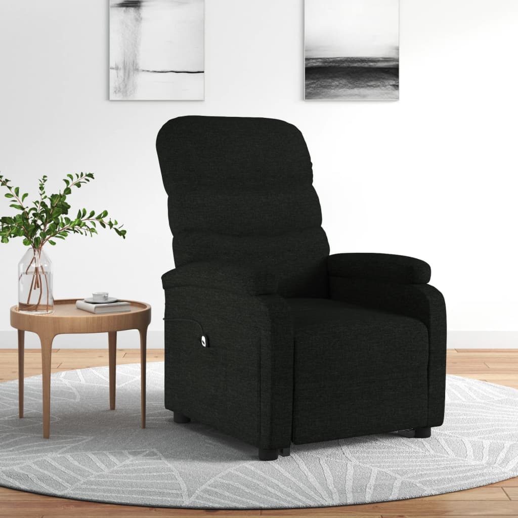 Vetonek Sillón elevable tela negro