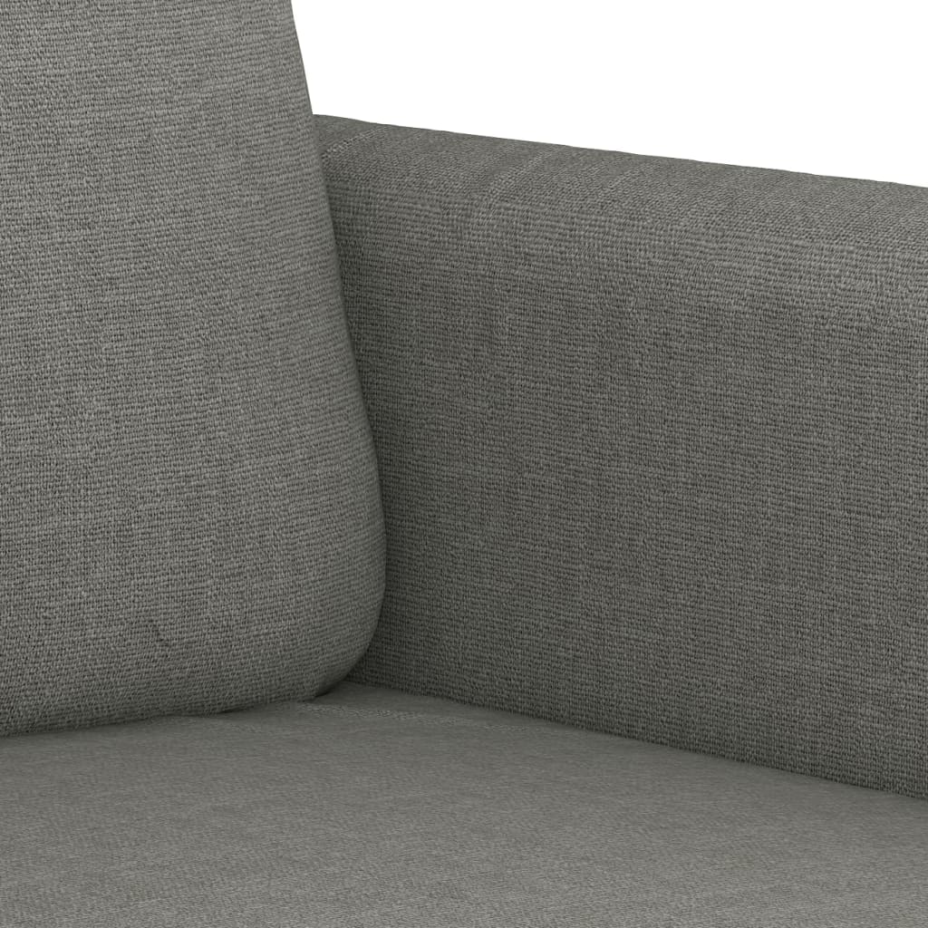 Sillón de tela gris oscuro 60 cm vidaXL