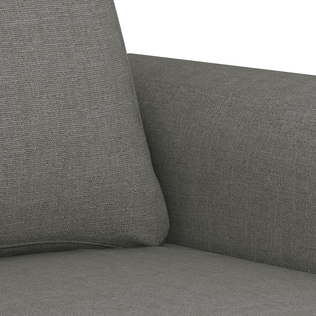 Sillón de tela gris oscuro 60 cm vidaXL