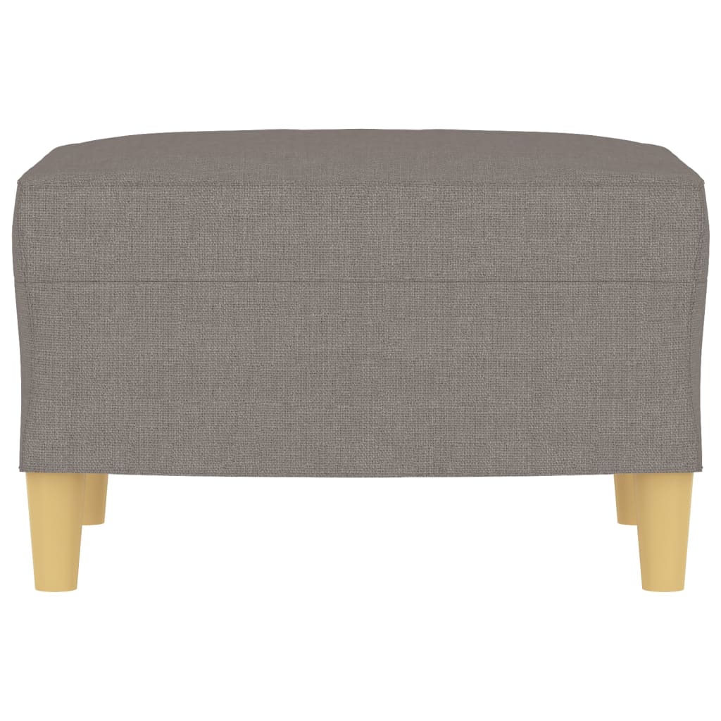 Taupe Gray Fabric Rest 60x50x41 cm