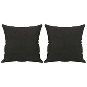 Cojines decorativos 2 uds tela negro 40x40 cm v7783 Vetonek