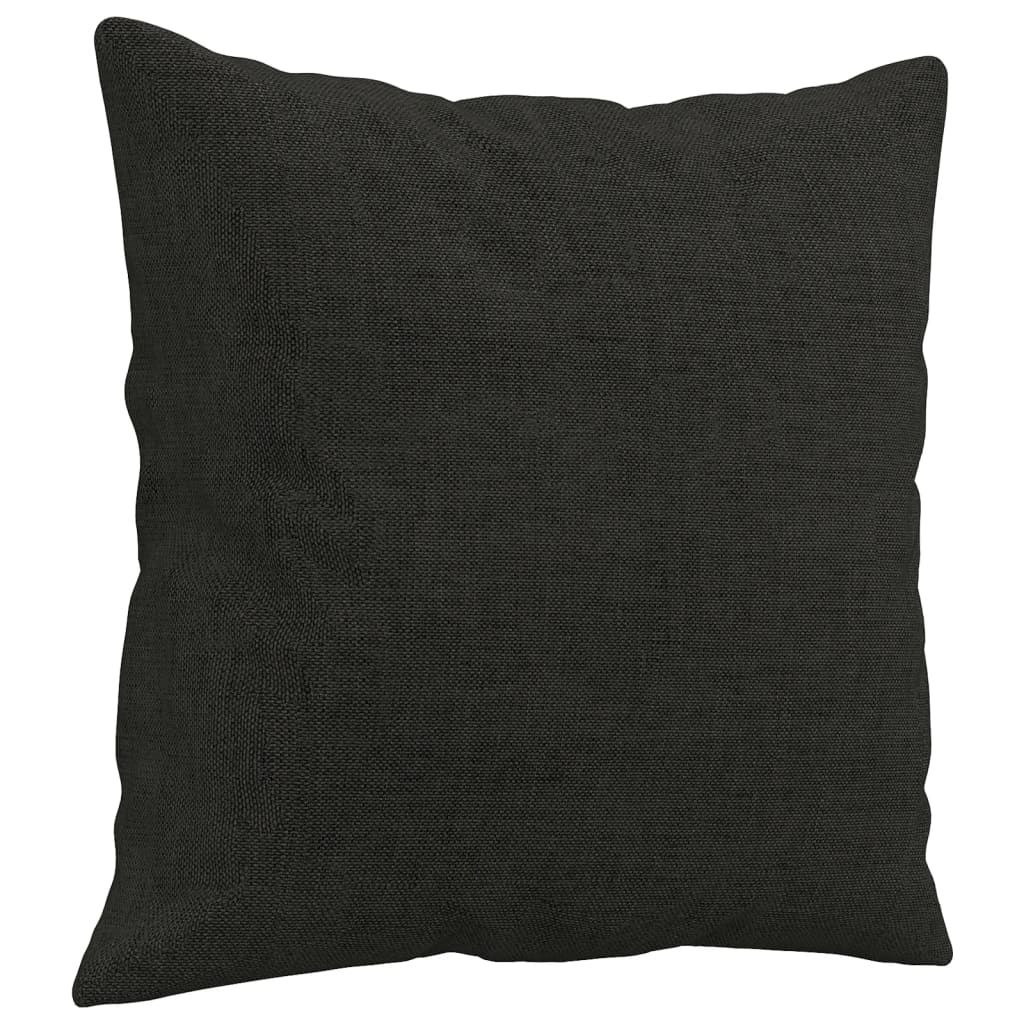Cojines decorativos 2 uds tela negro 40x40 cm v7783 - Vetonek