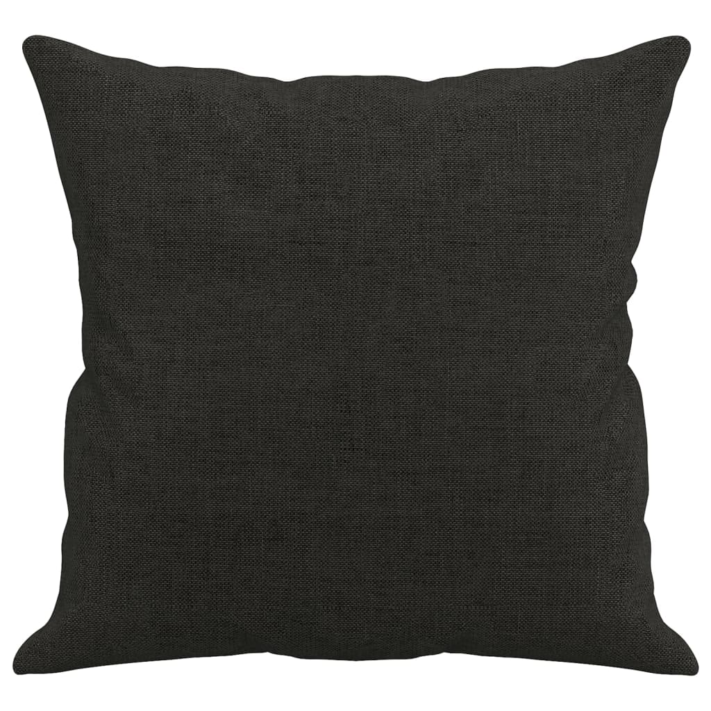 Cojines decorativos 2 uds tela negro 40x40 cm v7783 - Vetonek