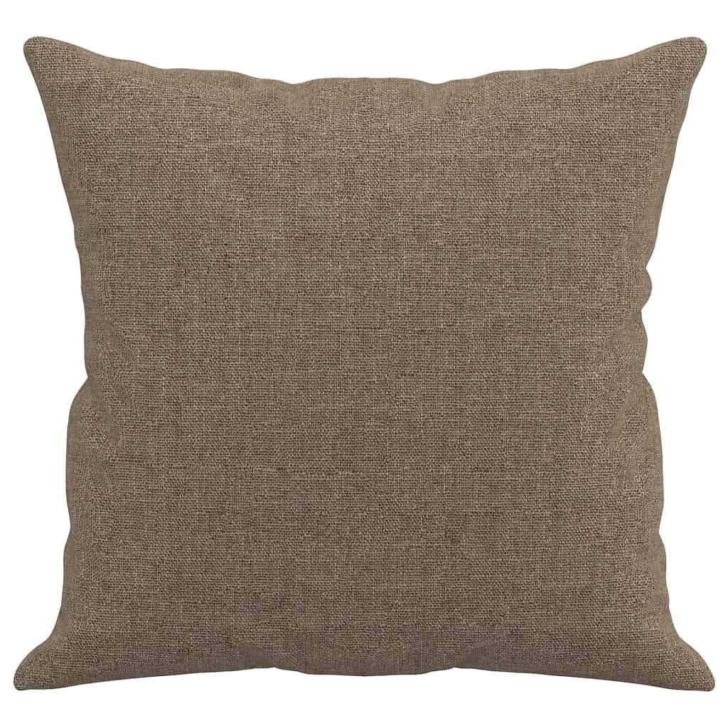 Cojines decorativos 2 uds tela gris taupe 40x40 cm v7813 Vetonek