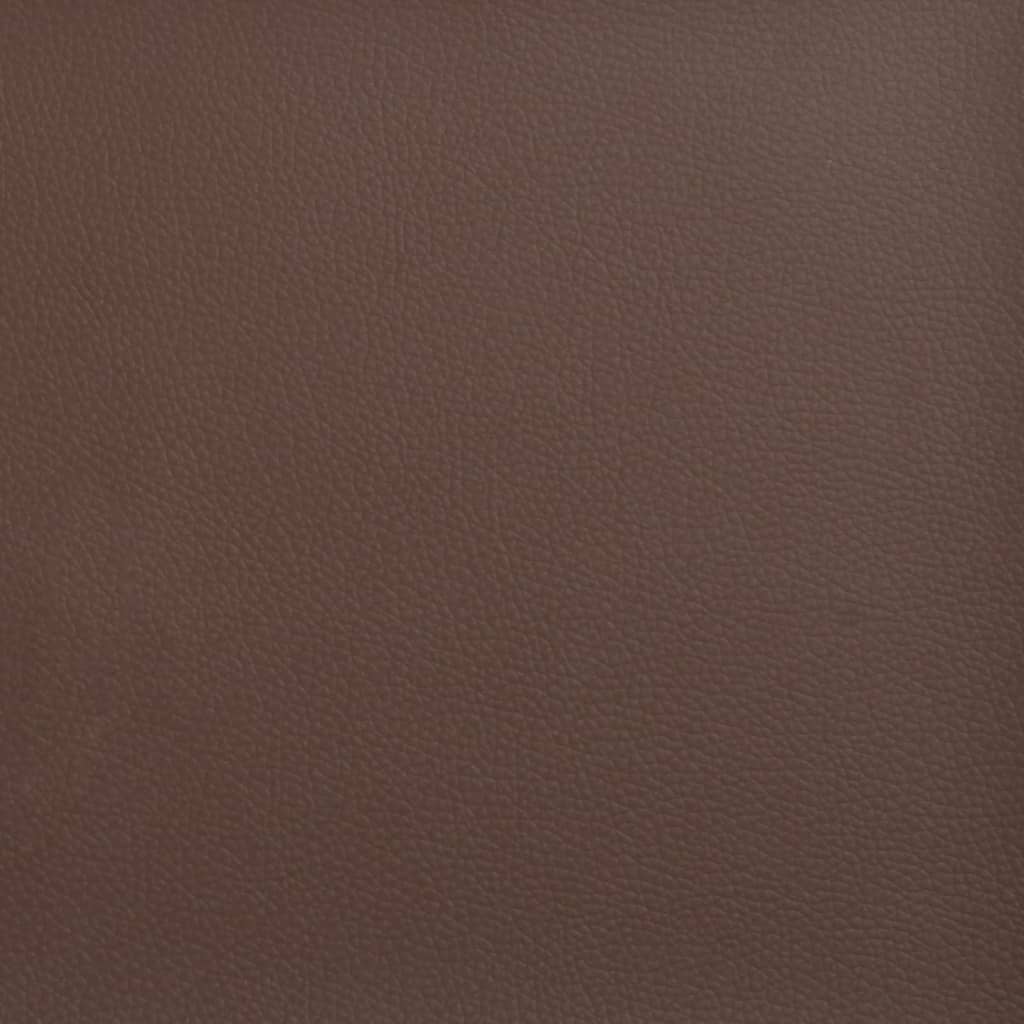 Cojines decorativos 2 uds cuero sintético marrón 40x40 cm v7844 - Vetonek