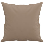 Cojines decorativos 2 uds cuero sintético capuchino 40x40 cm v7875 Vetonek