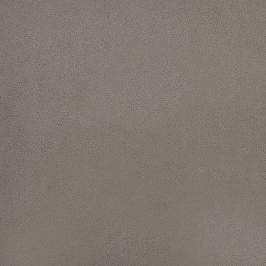 Cojines decorativos 2 uds terciopelo gris claro 40x40 cm - Vetonek