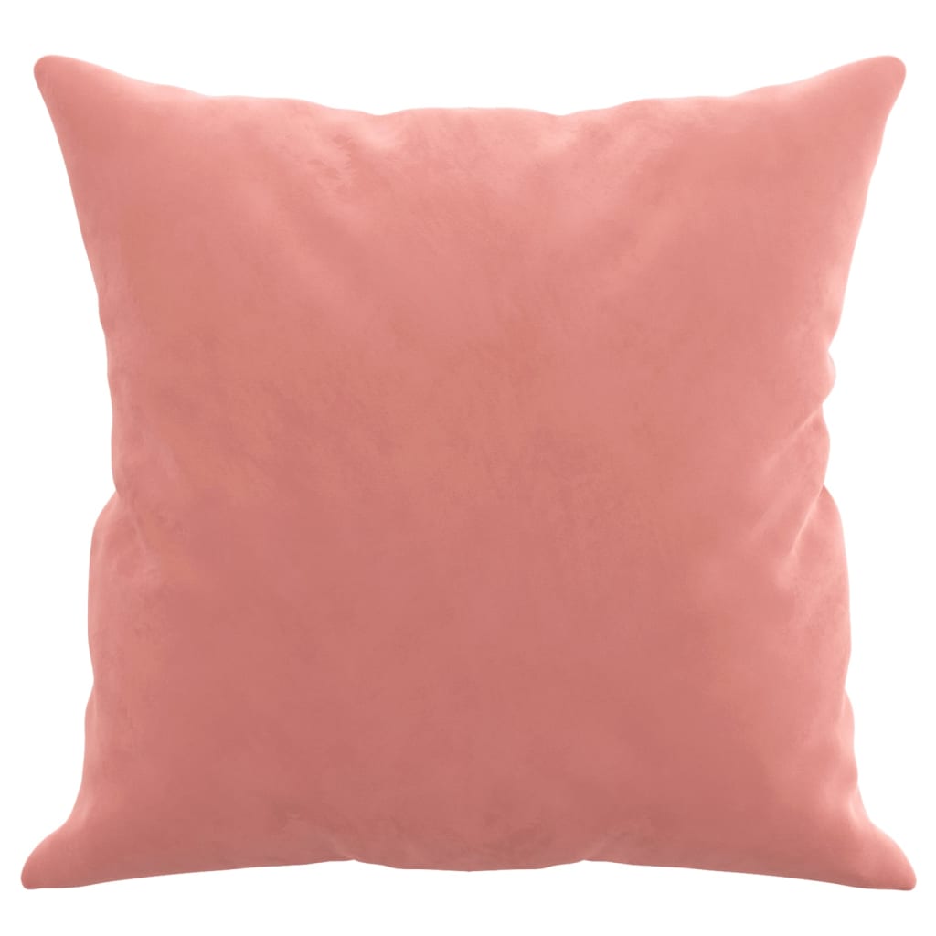 Cojines decorativos 2 uds terciopelo rosa 40x40 cm v7912 - Vetonek
